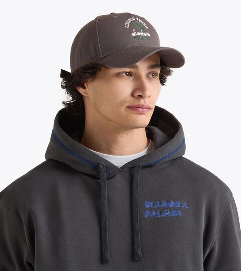 Cotton cap - All-gender CAP LEGACY BLACK OYSTER - Diadora